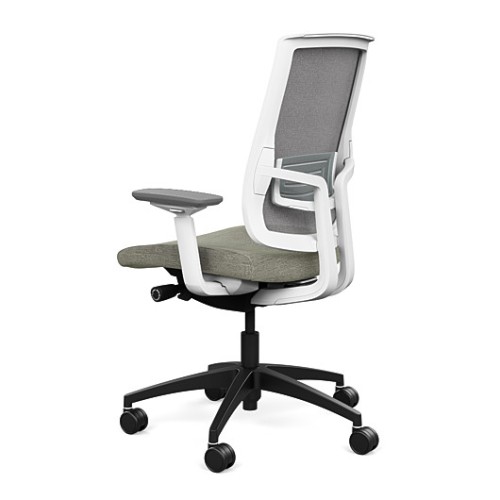 Office chair on castors - Focus 2.0 from SitOnIt, white color-1