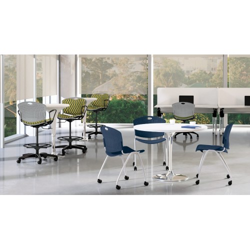 Freelance Guest Chair by SitOnIt 4 Legged Red-10