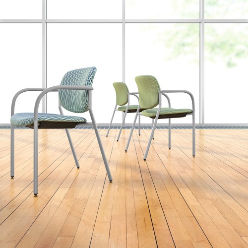 Freelance Guest Chair by SitOnIt 4 Legged Red-5