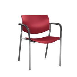 Freelance Guest Chair by SitOnIt 4 Legged Red