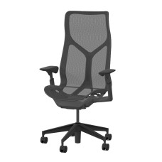 Cosm - office chair, on casters, high back, gray, 84503
