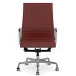 Eames - office chair on casters, high back, base - polished aluminum, fabric - red, ZMD23-1