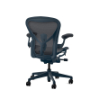 Herman Miller Aeron - Office Chair, Size B, Color Blue, Steel Base With Polyamide Castors | Home & Office-3