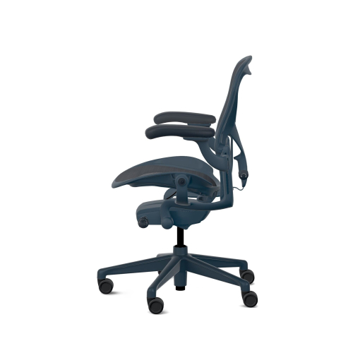 Herman Miller Aeron - Office Chair, Size B, Color Blue, Steel Base With Polyamide Castors | Home & Office-6