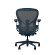 Herman Miller Aeron - Office Chair, Size C, Color Blue, Steel Base With Rubber Castors | Corporate Use-3