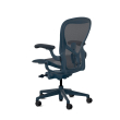 Herman Miller Aeron - Office Chair, Size C, Color Blue, Steel Base With Rubber Castors | Corporate Use-4