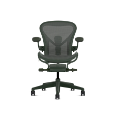 Herman Miller Aeron - Office Chair, Size A, Color Green, Steel Base With Rubber Castors | Desk Work