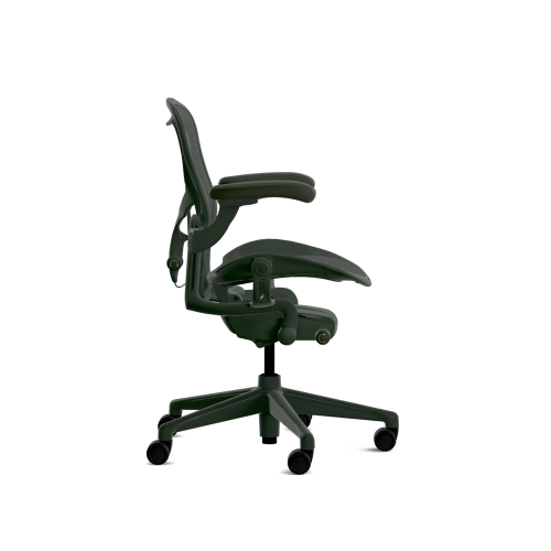 Herman Miller Aeron - Office Chair, Size A, Color Green, Steel Base With Rubber Castors | Desk Work-2