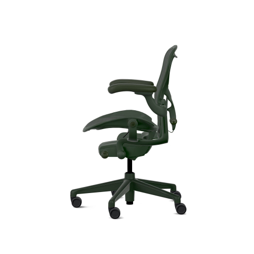 Herman Miller Aeron - Office Chair, Size A, Color Green, Steel Base With Rubber Castors | Desk Work-6