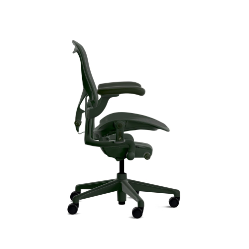 Herman Miller Aeron - Office Chair, Size B, Color Green, Steel Base With Polyamide Castors | Offices-2
