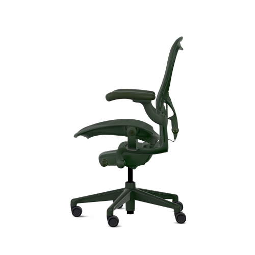 Herman Miller Aeron - Office Chair, Size C, Color Green, Steel Base With Rubber Castors | Offices-6