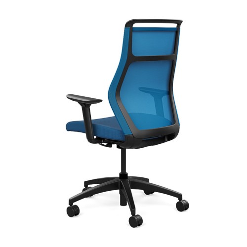 Office chairs on castors Hexy from SitOnIt, blue color-3