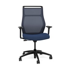 Office chairs on castors Hexy from SitOnIt, dark blue color