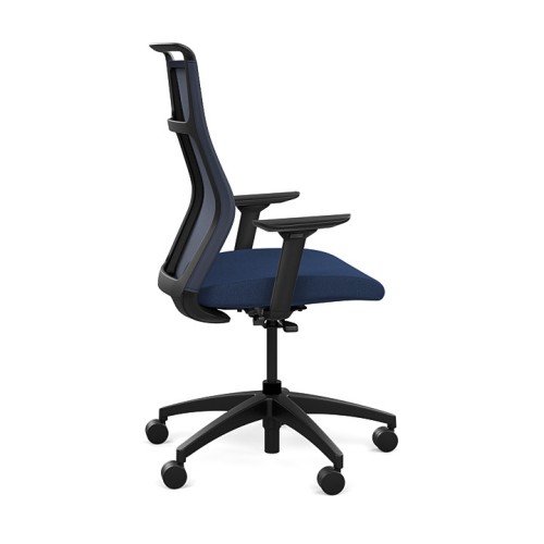 Office chairs on castors Hexy from SitOnIt, dark blue color-3