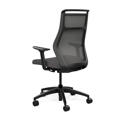 Office chairs on castors Hexy from SitOnIt, dark grey-2