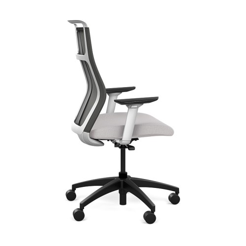 Office chairs on castors Hexy from SitOnIt, dark grey color-3