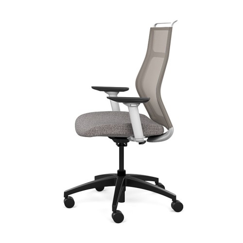 Office chairs on castors Hexy from SitOnIt, light grey color-1