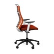 Office chairs on castors Hexy from SitOnIt, orange color-3