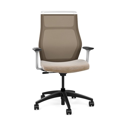 Office chairs on castors Hexy from SitOnIt, beige color
