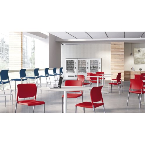 Multifunctional Inflex 4-legged chair by SitOnIt in blue-9