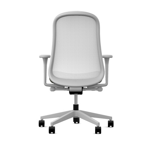 Lino - office chair on casters, green upholstery, on casters, ZGF45-3