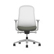 Lino - office chair on casters, green upholstery, on casters, ZGF45-7