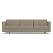 Lispenard - living room sofa with seat height 43 cm, fabric - light green, 59P07-7