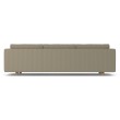Lispenard - living room sofa with seat height 43 cm, fabric - light green, 59P07-4