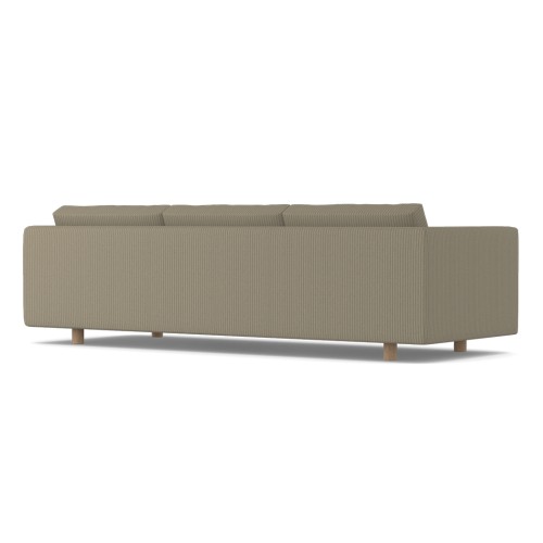 Lispenard - living room sofa with seat height 43 cm, fabric - light green, 59P07-3