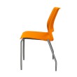 Lumin Short Term Work Chair by SitOnIt 4 Legged Orange-3