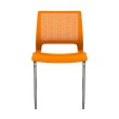 Lumin Short Term Work Chair by SitOnIt 4 Legged Orange-4