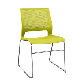 Lumin Wire Rod Short-Term Work Chair by SitOnIt, Green