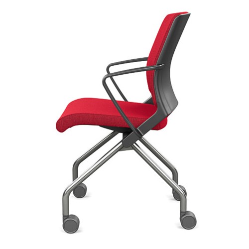 SitOnIt Movi Stackable Chair in Red-3
