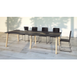 Multifunctional table NOVA Wood from Narbutas ash stained light grey with dimensions 280x120x74 cm-4