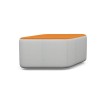 SitOnIt Nano Diamond Modular Lounge Ottoman in Grey-Orange-1