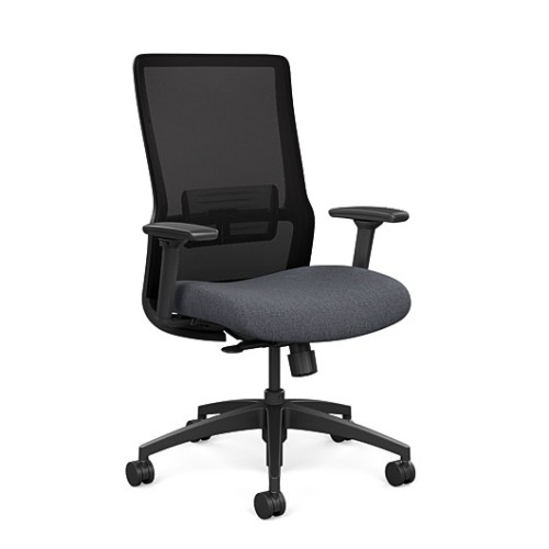 Office chair on castors Novo from SitOnIt, dark grey color-4