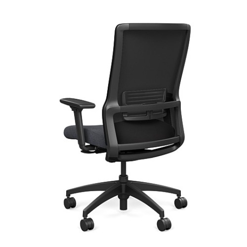 Office chair on castors Novo from SitOnIt, dark grey color-2
