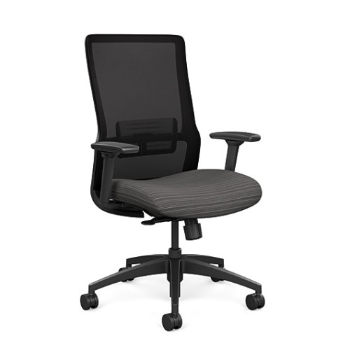Office chair on castors Novo from SitOnIt, grey color-4