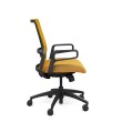 Office chair on castors Novo from SitOnIt, yellow color-3