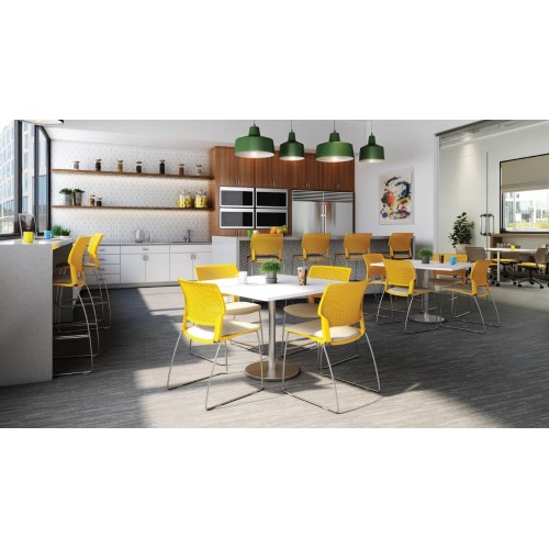 SitOnIt Orbix Multifunctional Short-Term Work Chair in Red-5