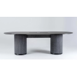 Conference and meeting table PARTHOS by Narbutas dark grey with dimensions 200x120x76 cm-3