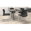 Conference table PLANA by Narbutas in ash color with dimensions 420x120x75 cm-2