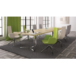 Conference table PLANA by Narbutas in ash color with dimensions 420x120x75 cm-4