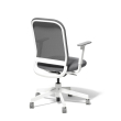Poppin Maxwell - Task Chair, Color Gray With White Frame. White Glass-filled Nylon Base on Castors | Workstations-2