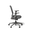 Poppin Maxwell - Task Chair, Color Grey With Gray Frame. Gray Glass-filled Nylon Base on Castors | Office Environments-2