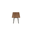Poppin Series A - Conference Table 144 inch x 36 inch, Color Walnut, Charcoal Frame and Legs | Professional Workspace-2