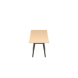 Poppin Series A - Conference Table 144 inch x 36 inch, Color Natural Oak, Charcoal Frame and Legs | Professional Use-2