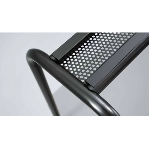 Multifunctional table ROUND Multipurpose from Narbutas dark gray with dimensions 146x90x190 cm-4