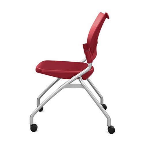 SitOnIt Relay Multipurpose Stackable Chair in Red-3
