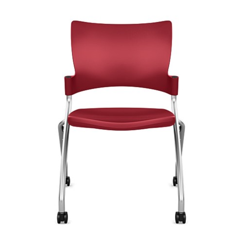 SitOnIt Relay Multipurpose Stackable Chair in Red-4